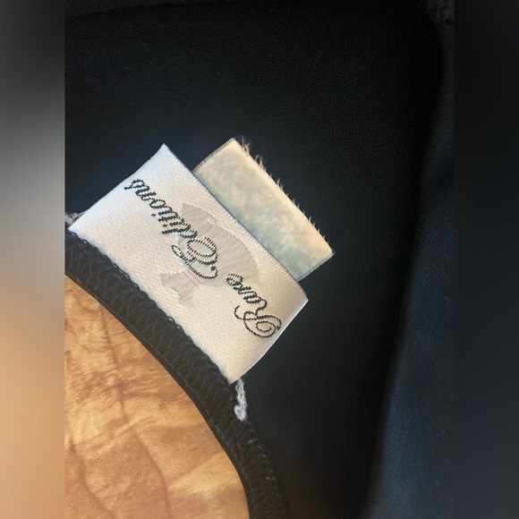 Vintage black dress knee length black - Picture 3 of 7